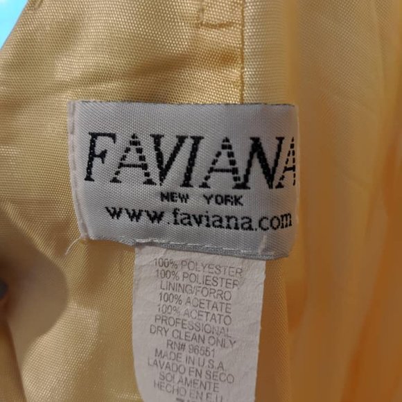 Faviana "Vintage" Satin Prom Dress - Picture 7 of 8